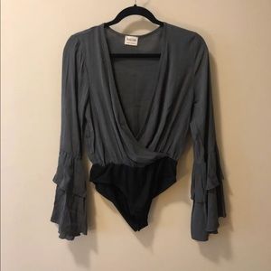 NWOT Grey Bodysuit, Size S